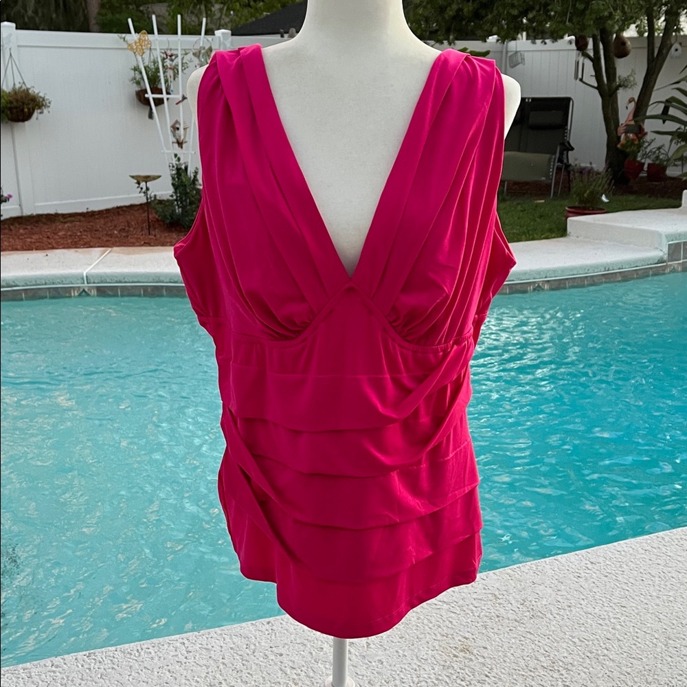 Sele Pink Camisole Top Plus Size: 2X nwt
